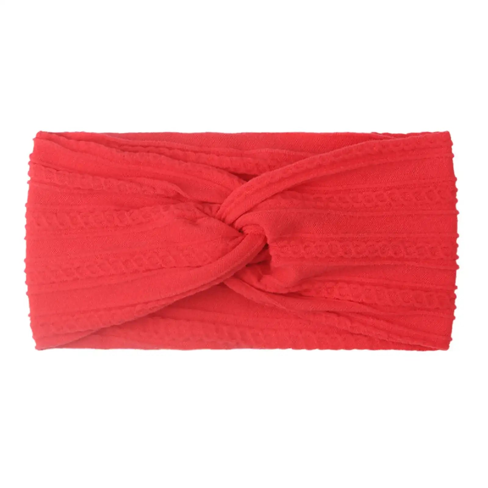 Soft Cable Knit Turban Headband for Baby Girls & Boys