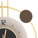 Modern LED Wall Clock – Large 35–70cm Gold Quartz Decorative Clock for Living Room & Indoor Home Décor ⏰✨