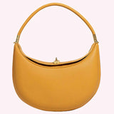 Trendy Half-Moon Shoulder Bag with Hasp Closure – Soft Designer Underarm & Casual Clutch Purse (113 chars)