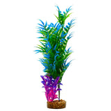 Aqua-Life Faux Maidenhair Fern Set (3 Pack) – Weighted Base Aquarium & Terrarium Plant Decoration 🌿