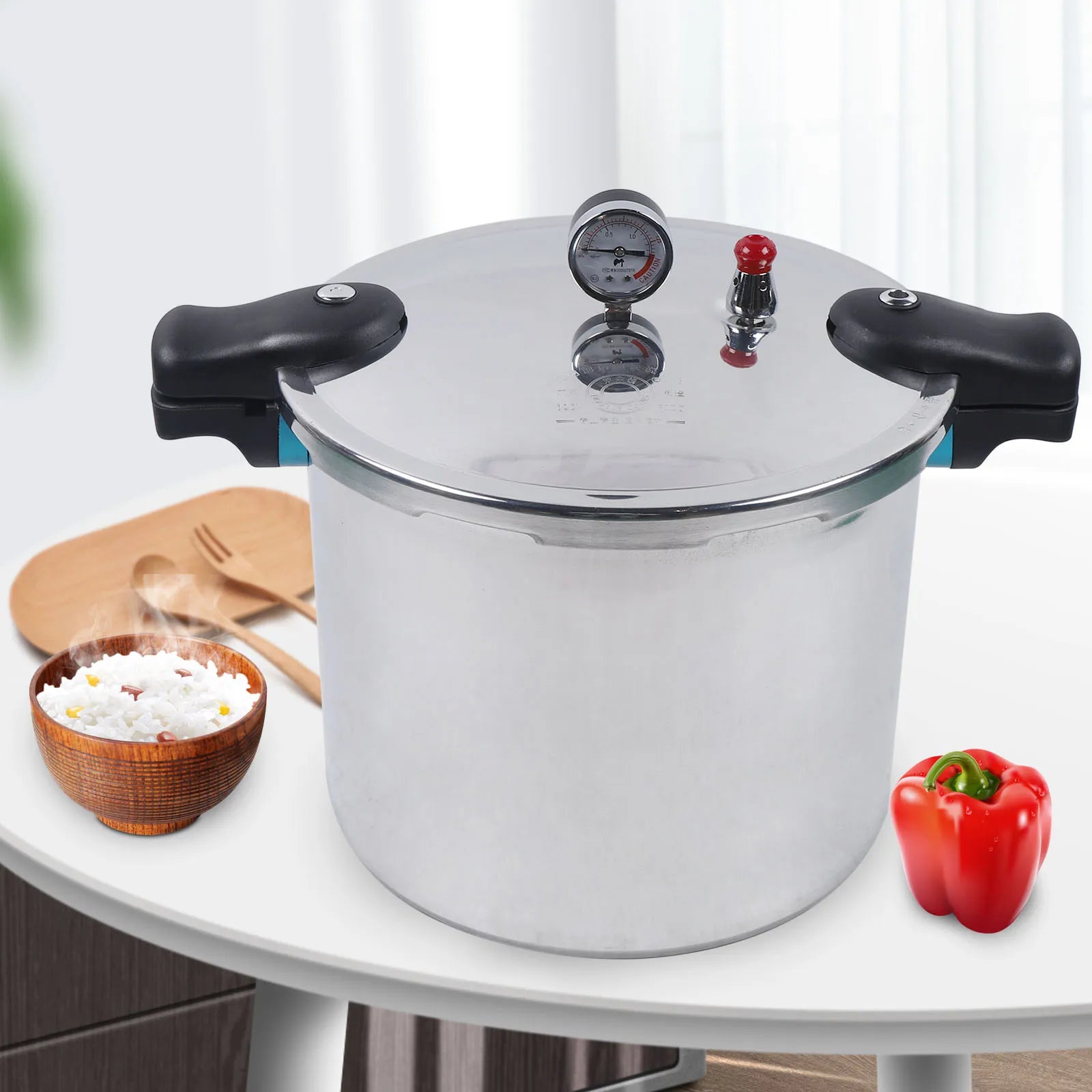 Large 23-Quart Aluminum Pressure Canner & Cooker – Heavy-Duty Kitchen Cookware for Home Canning & Cooking 🍲🥫