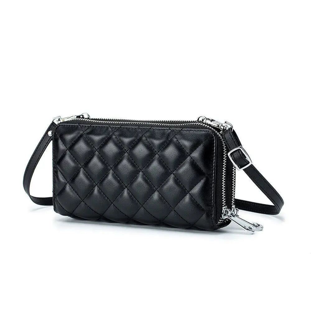 Women’s Fashion Crossbody Shoulder Bag – Cellphone Purse with Card Holder, Wallet Organizer & Zipper Closure Handbag