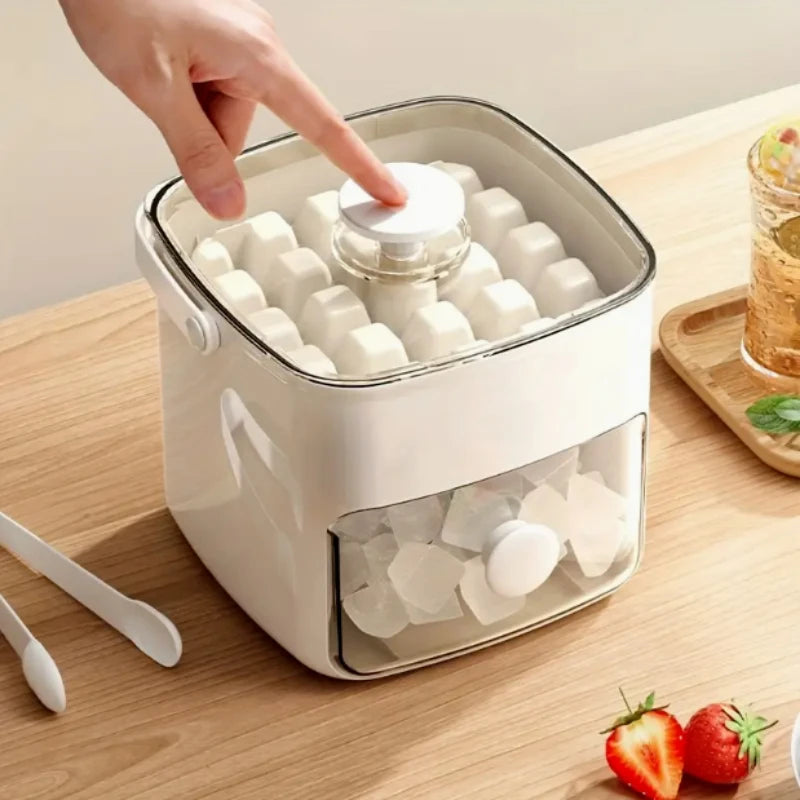 Eco-Friendly Portable Ice Maker – 48 Cubes in 10 Mins, 1.10L Capacity, Compact Design for Home, Office & Camping ❄️🥤