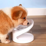 High-Foot Raised Pet Bowl – Anti-Overturn Elevated Feeder with Food & Water Combo