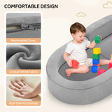 Portable Toddler Sofa Bed 🛏️ – 2-in-1 Foldable Baby Sofa & Play Bed – Comfort & Safety for Kids