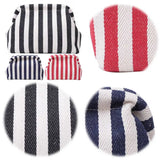 Women’s Colorblock Summer Beach Clutch – Cute Striped Dumpling Hobo Pouch Bag for Travel, Parties & Prom Nights