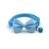 Adjustable Pet Collar with Bow Tie & Bell – Cute Dog Collar for Puppies, Cats & Rabbits, Stylish & Comfortable Design