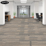 20PCS Commercial Adhesive Carpet Tiles – Washable Waterproof 20x20 Floor Mats for Office, Bedroom & Living Room
