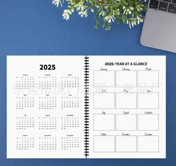 2025 Funny Adult Daily ADHD Planner – Fun Organizing Notebook for Productivity, Focus & Stress Relief