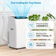 14 000 BTU Smart Inverter Portable Air Conditioner & Heater – Year-Round Comfort for Rooms up to ~750 sq ft