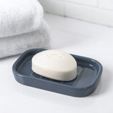 3-Pack Durable Ceramic Soap Dish Trio – Multi-Use Home & Bathroom Storage Organizer