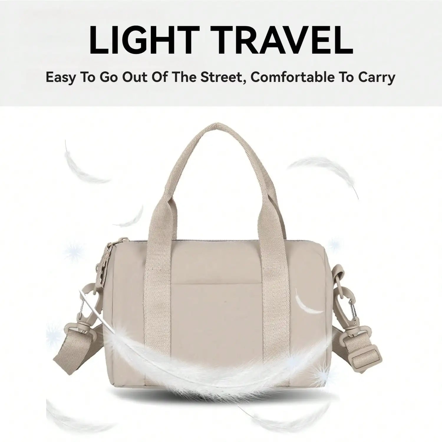 Women’s small square tote bag – large-capacity waterproof handbag with compartments, cute fashionable shoulder or hand carry bag