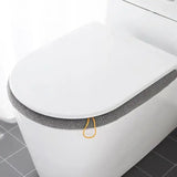 Thickened Fleece-Lined Universal Waterproof Toilet Seat Cover Pad – All-Season Comfort & Hygienic Protection