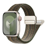 Magnetic Loop Nylon Apple Watch Band – Bracelet Style Strap for Ultra 2, SE & Series 3–9, Compatible with 38/40/41/42/44/45/49mm Models
