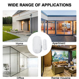🚨 130dB Burglar Alarm – Magnetic Door & Window Open Sensor with Chime for Home Security & Child Safety
