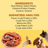 Duck & Sweet Potato Dog Treats – Healthy, Digestible Snacks for Small, Medium & Large Dogs (200g / 400g Packs)