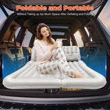 Inflatable Car Mattress for SUV Trunk & Back Seat – Travel Camping Bed with Air Pump