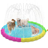 Dog Splash Pad – Non-Slip Outdoor Sprinkler Pool for Pets (Summer Water Play Toy)