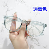 Transparent Anti-Blue Light Computer Glasses – Stylish Square Eyewear for Women & Men, Eye Protection for Work & Screen Use