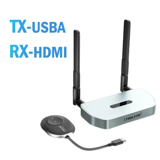 Ultra-Compact USB Wireless Transmitter & Receiver Kit – 1080p 5 GHz Long-Range Display Dongle for Monitors, Projectors & TVs