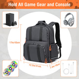Xbox Series X|S Compatible Gaming Backpack – Protective Console Carry Bag with Dedicated Accessory Storage