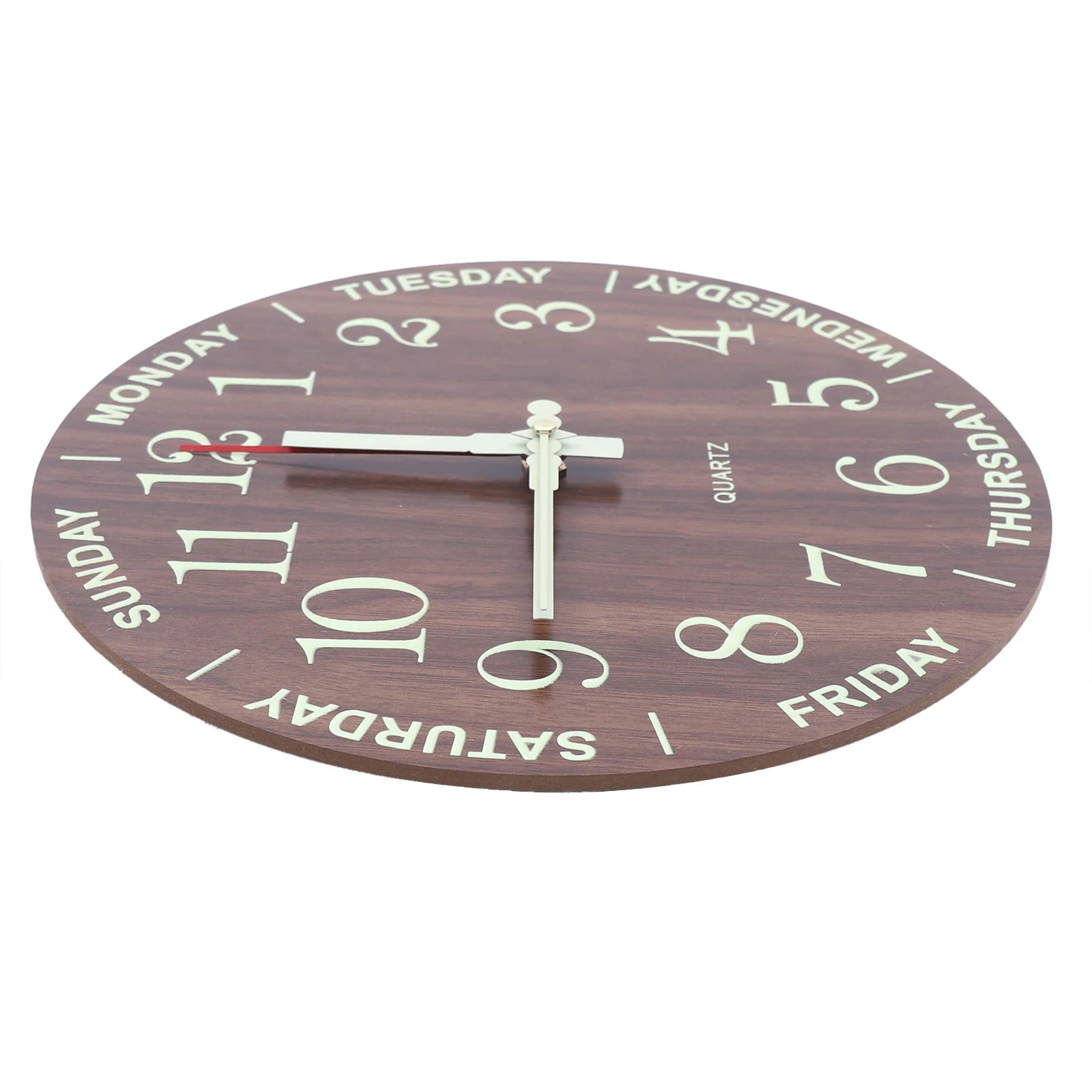 12-Inch Luminous 3D Wall Clock – Modern Large Digital Design Home Décor Clock for Living Room & Office