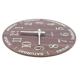 12-Inch Luminous 3D Wall Clock – Modern Large Digital Design Home Décor Clock for Living Room & Office