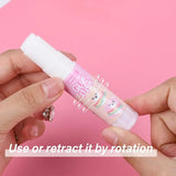 4-Pack Cute Solid Glue Sticks – Cartoon School & Office Craft Adhesive Supplies