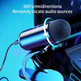 Wired Gooseneck Condenser Conference Microphone – Desktop USB Plug-and-Play with Adjustable Neck & High Voice Clarity