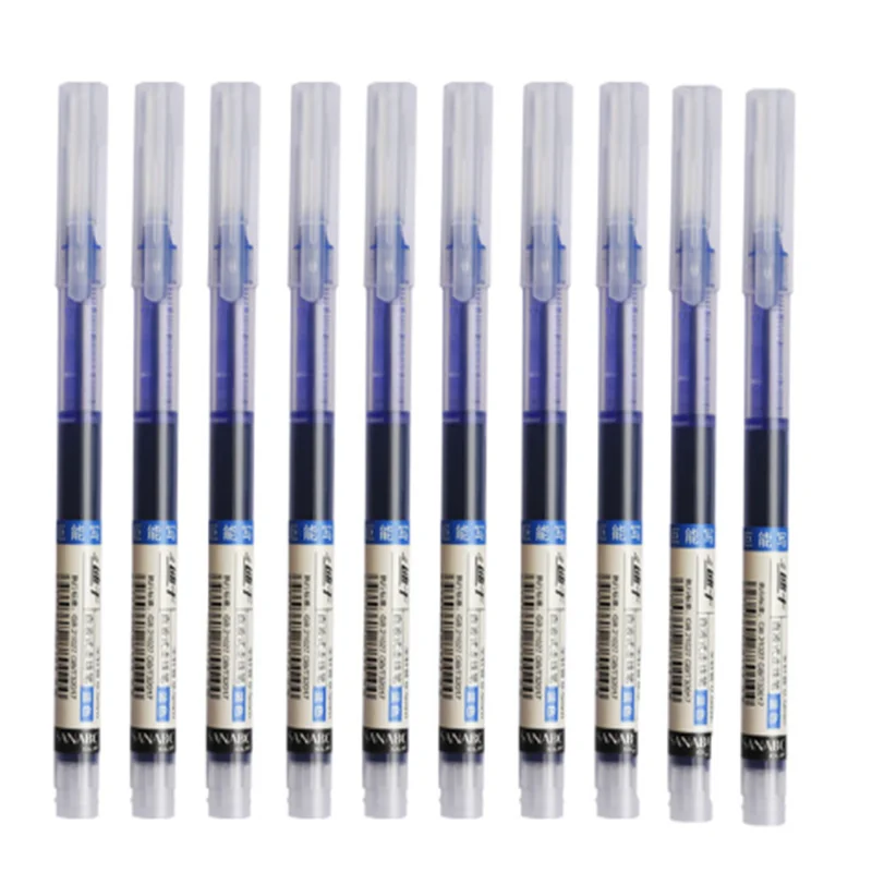 24 Pcs Straight Liquid Ball Pens ✍️ – 0.5mm Quick-Dry Gel Ink for Smooth Writing at School & Office