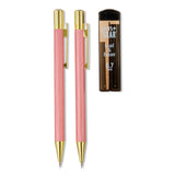 Mechanical Pencil Set 0.7 mm – Smooth Writing, No-Smudge Graphite, Built-In Erasers with Pocket Clip (2-Pack)