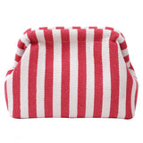 Women’s Colorblock Summer Beach Clutch – Cute Striped Dumpling Hobo Pouch Bag for Travel, Parties & Prom Nights