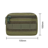 MOLLE Mini Waist Bag – Tactical Multi-Pocket Organizer Pouch for Hunting, Travel & Outdoor Gear 🎯🎒