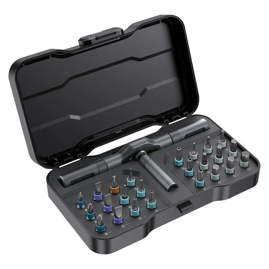 VMAN 24-in-1 Multifunction Ratchet Screwdriver Set – Magnetic Bits Mini Repair Kit 🔧