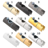 Adjustable Shower Rail Head Slider Holder – ABS Replacement Bracket for Shower Rail