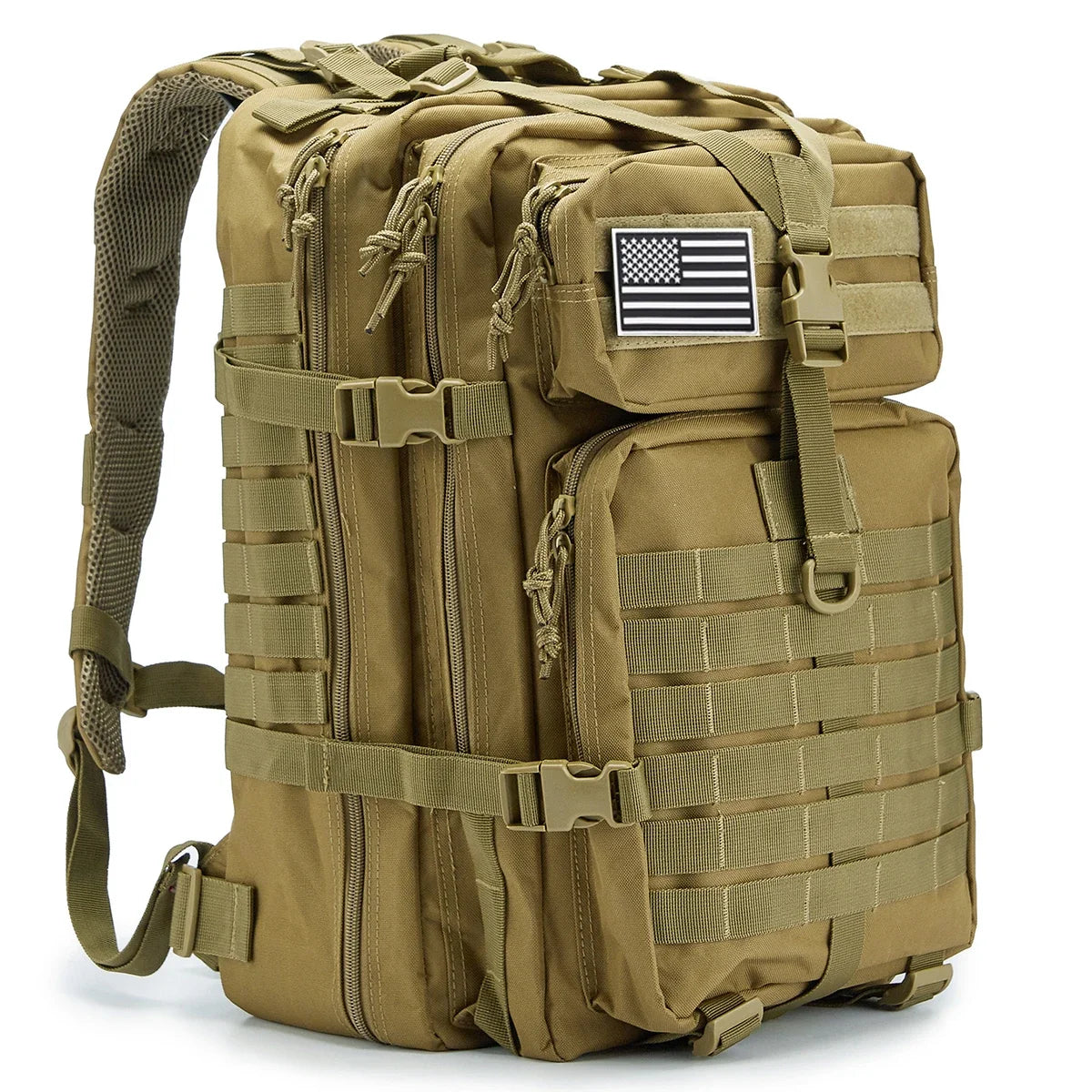 50L Tactical MOLLE Backpack — Outdoor Military Rucksack for Trekking, Hunting & Camping Gear