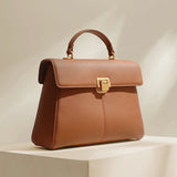 Women’s Cowhide Leather Tote & Crossbody Bag – Large Capacity Adjustable Strap Satchel (ITAMOOD)