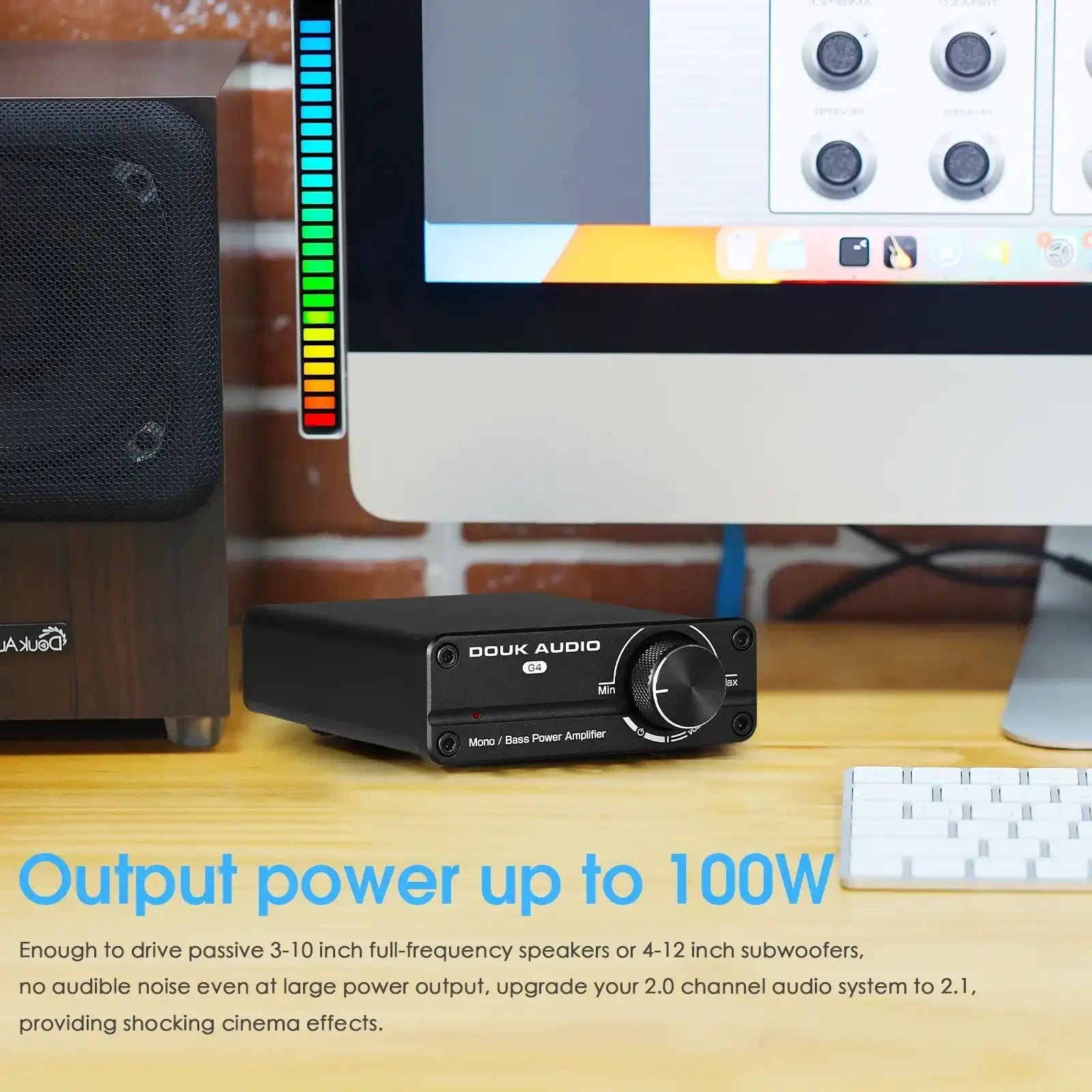Nobsound Mini Mono Subwoofer Digital Power Amplifier – 100 W Class D TPA3116 HiFi Bass Amp 🎧🔥
