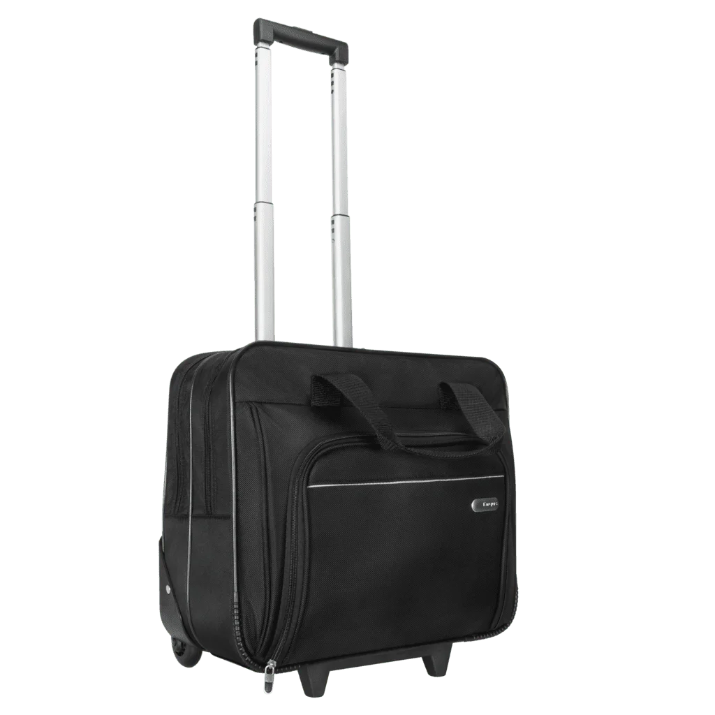Targus 16″ Rolling Laptop Case – Durable Wheeled Computer Bag with Telescoping Handle & Organized Compartments