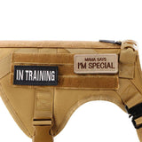 12-Piece Tactical Patch Bundle – Personalized Name ID Tags & Stickers for Dog Vest, Harness & Collar”