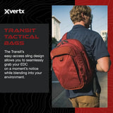 Vertx Transit tactical sling backpack – 17L CCW conceal carry bag with durable design for travel, work & tactical gear