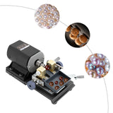 480W Pearl Drilling Machine Set – Precision Amber, Shell & Coral Driller | DIY Jewelry Making Tool (Green/Black)