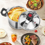 5–7L Stainless Steel Pressure Cooker – Multi-Use, Explosion-Proof Steamer & Canner for Home Cooking 🍲🛡️