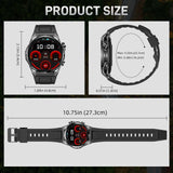 LaNikar KE6 1.43" AMOLED Smart Watch – Bluetooth Call, Health Monitor & IP68 Waterproof
