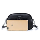 Women’s Genuine Leather Crossbody & Shoulder Bag – Large Capacity Zipper Wallet & Mobile Phone Bag with Adjustable Strap