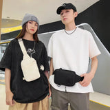 Men’s Moto Biker Chest Crossbody Bag — Outdoor Sports Sling Messenger Shoulder Pack