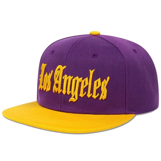 Unisex Los Angeles Embroidery Baseball Cap – Adjustable Hip-Hop Outdoor Hat with Sun Protection