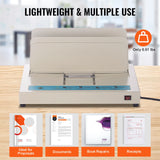 VEVOR Thermal Binding Machine – 500-Sheet Capacity, 50mm Thickness Binder with Infrared Optical Detection for A3, A4 & A5 Documents