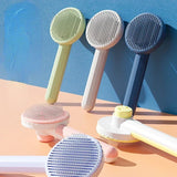 Cat Grooming Brush & Hair Remover Comb – Pet Grooming Tool for Cats, Kittens & Puppies, Removes Loose Fur & Tangles