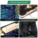 Retro Flicker Evening Banquet Clutch Bag for Women – Chain Crossbody Prom & Party Shoulder Purse